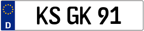 Truck License Plate